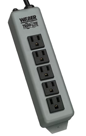 Power Strip 5 Outlet 15' Cord