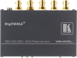 1:4 SDI, HD-SDI & 3G HD-SDI Video Distribution Amplifier