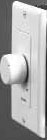 50W Single-Gang Volume Control Attenuator (Decora-Style White Plastic)