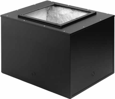 2.9 cu. ft. Rectangular Acoustical Backbox (for 12" Speakers)