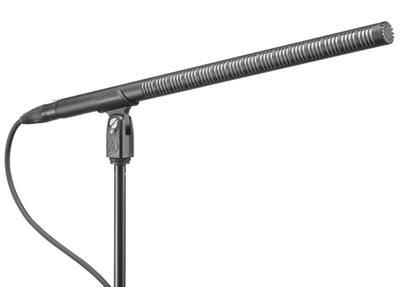Shotgun Microphone, Line + Gradient Mic, 15.55" Long