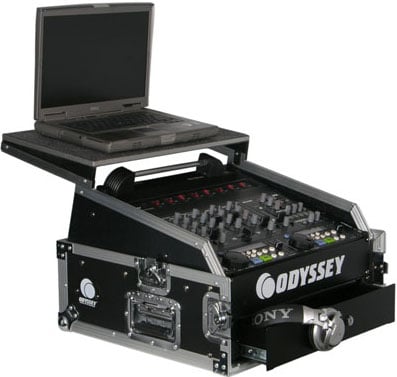 Glide-Style Mixer/Rack Case (with Sliding Laptop Tray)