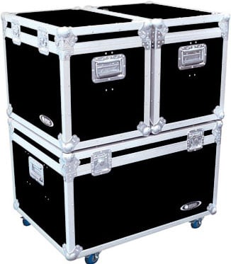 Truck Pack Case System (with 4" Casters on Base Unit)