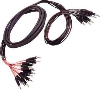 Insert Snake, 8 Ch, 8 TRS - 4XLRM/4XLRF, 25 ft