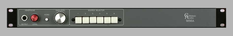 6 input Switcher & Monitor Controller