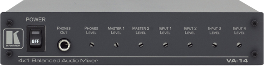 4-Channel Balanced Audio Mixer