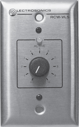 Wired Remote Volume Control Wall Plate (for AM8, AM16/12, AM8/4 Mixers)