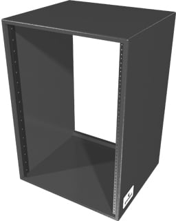 16 RU, 17.5" D Birch Rack Shell