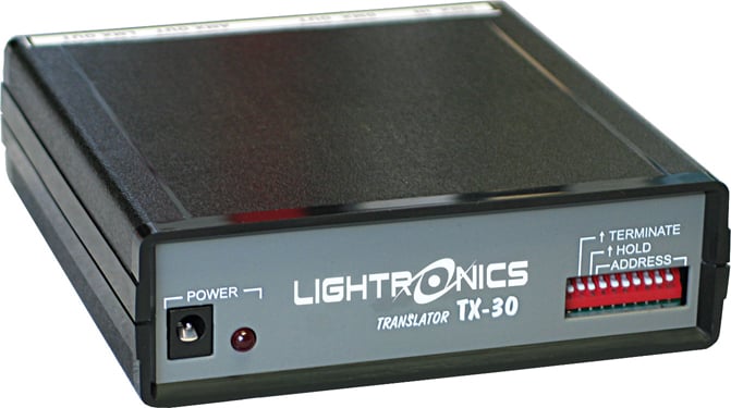 DMX512 to LMX128 Protocol Converter