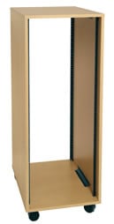 28RU Laminate Rack (22" D, Maple)