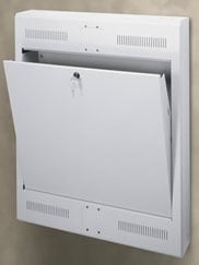 3-Space Surface-Mount Tilt-Out Wall Rack