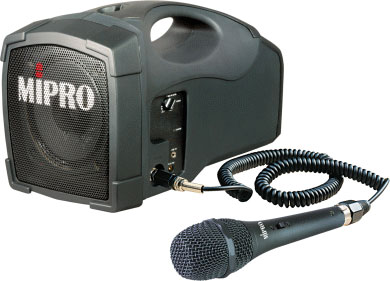 Portable Sound System (with MM-107 Cabled Microphone)