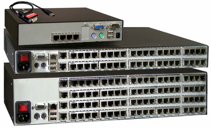 Xtensys KVM Switch, PS2 and USB ports