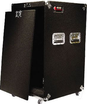 Amp Rack 18sp w/Casters Black