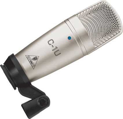 USB Large Diaphragm Cardioid Condenser Microphone