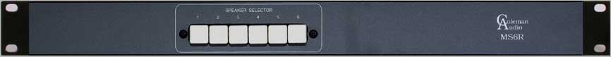 Speaker Switcher, 6 Stereo Outputs