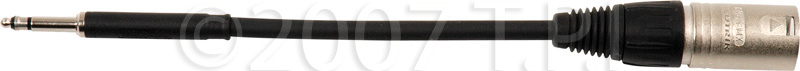 Patch Cable TT to XLR M 1ft