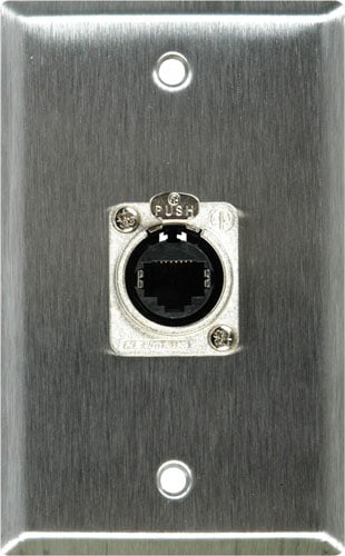Wall Plate 1Gang RJ45 to Krone