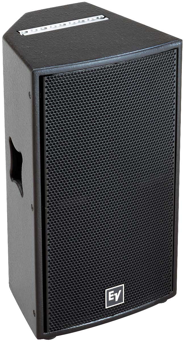 Loudspeaker, 12" Two-Way, 300W Continuous, 1,200W Peak, White (Black shown)