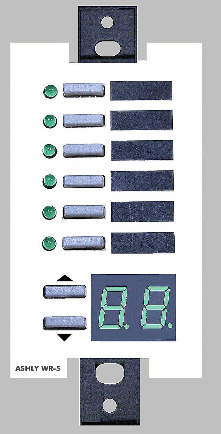 Programmable Zone Controller, Wall Mount, Six Button
