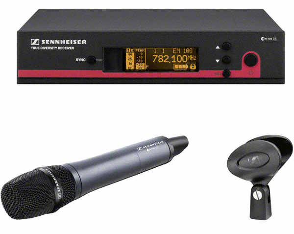 Wireless Handheld Microphone System with the e865 Transmitter