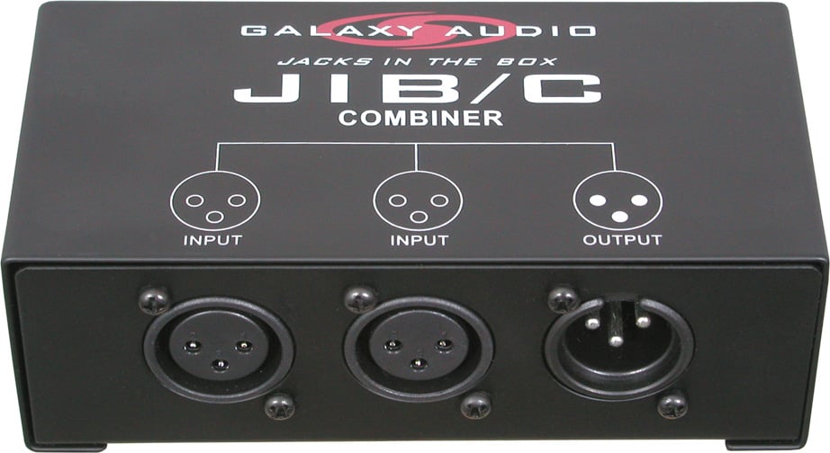 Mic Combiner (XLR 2 to 1)