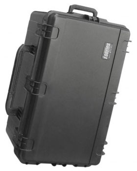 Mil-Std Waterproof Case 14" Deep with Cubed Foam, Wheels & Handle