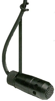 Condenser Cardioid Hanging Microphone, White (black shown).