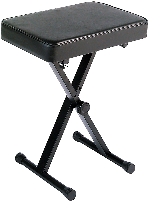 X-Style Portable Keyboard Bench in Black