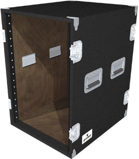 16-Space Extra-Deep Amp Rack (Black)