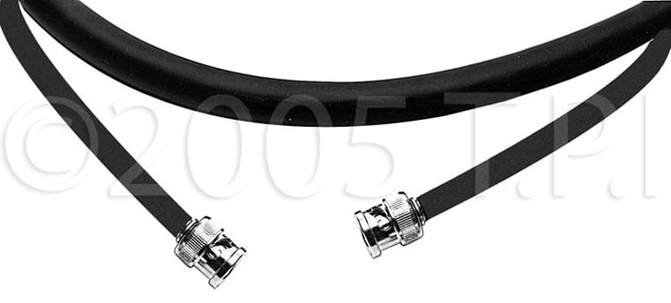 Cable Plenum RG59U M-M BNC 100