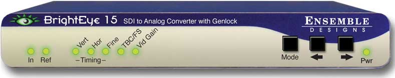 SDI to Analog Converter with Frame Sync/Genlock