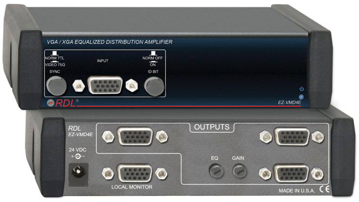 1x4 Video Distribution Amp VGA/XGA EQ