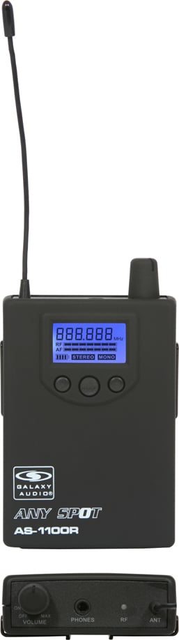 Wireless Receiver (AS-1100R Model with EB-6 Ear Buds)