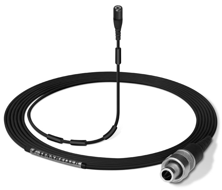 Omnidirectional Lavalier Microphone in Black for ew Series Wireless Systems