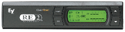 Wireless Receiver only with rack kit and front antenna connections, A-band.