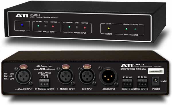 A/D Audio Converter, Includes External Power Supply