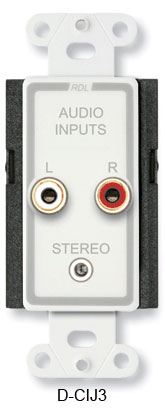 Consumer Input Jacks, RCA