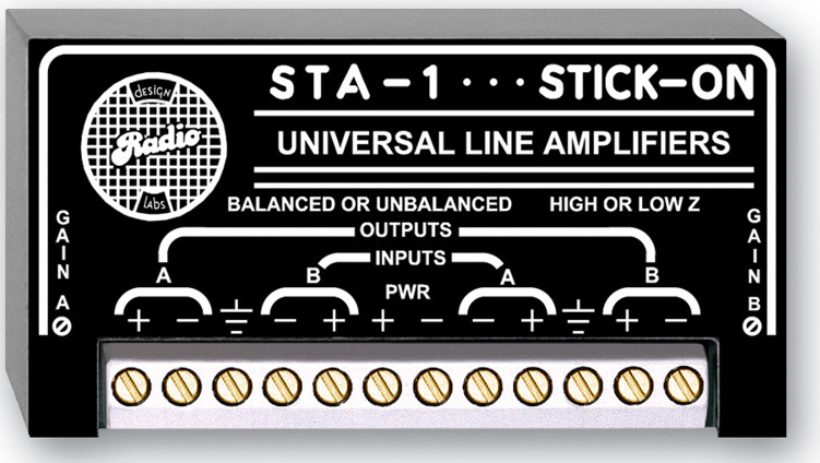 Dual-Channel Balanced/Unbalanced Line Amplifier with 12-20dB Gain