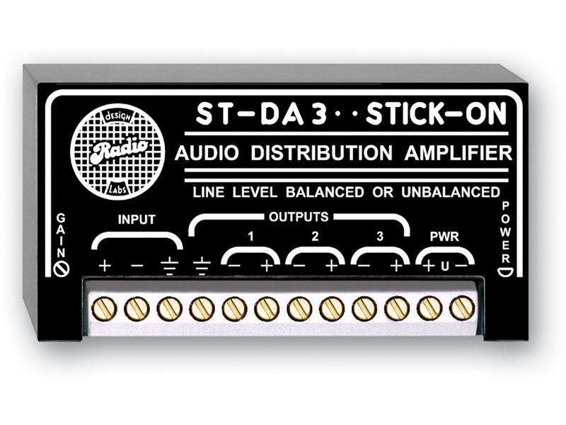 1x3 Line Level Distribution Amplifier