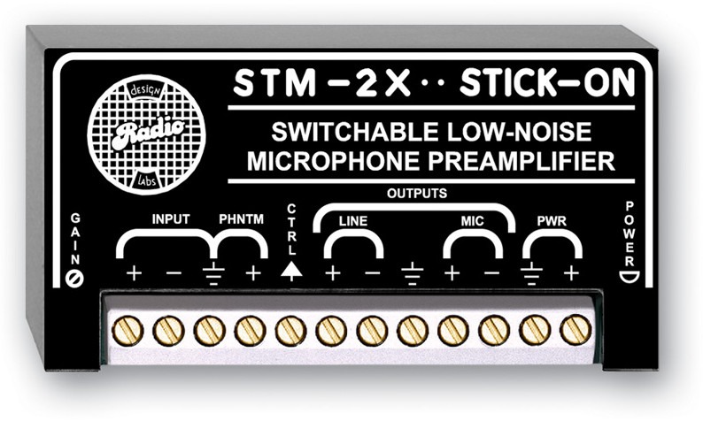 Switchable Low-Noise Microphone Preamplifier