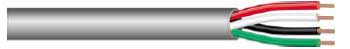 1000ft 4c 14ga Wire, Stranded, Gray Jacket