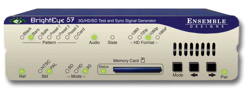 3G/HD/SD/Analog Test Signal and Sync Pulse Generator