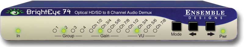 Optical Disembedder with HD/SD Electrical Out