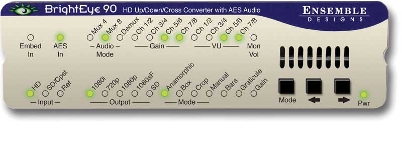 HD Up/Down Cross Converter and ARC with AES Audio