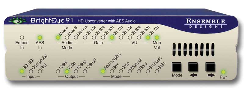 HD Upconverter with AES Audio