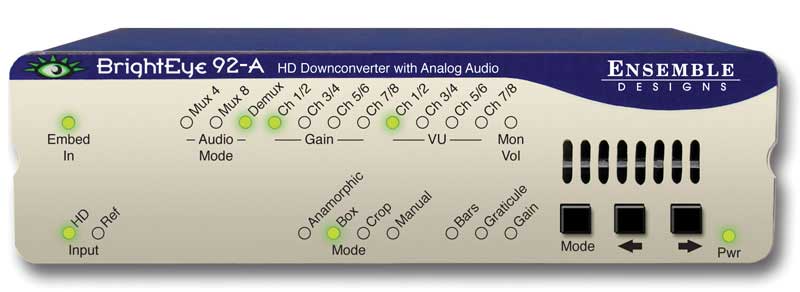 HD Downconverter with Analog Audio