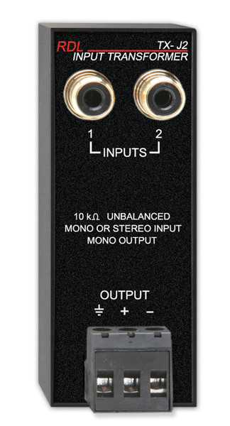 Unbalanced Input Transformer - Sums Unbalanced Stereo Inputs to Balanced Mono Out