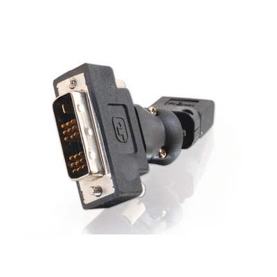 HDMI-F to DVI-D-M Adapter, 360° Rotating