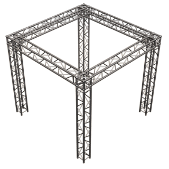 Square Truss Tradeshow Booth Package